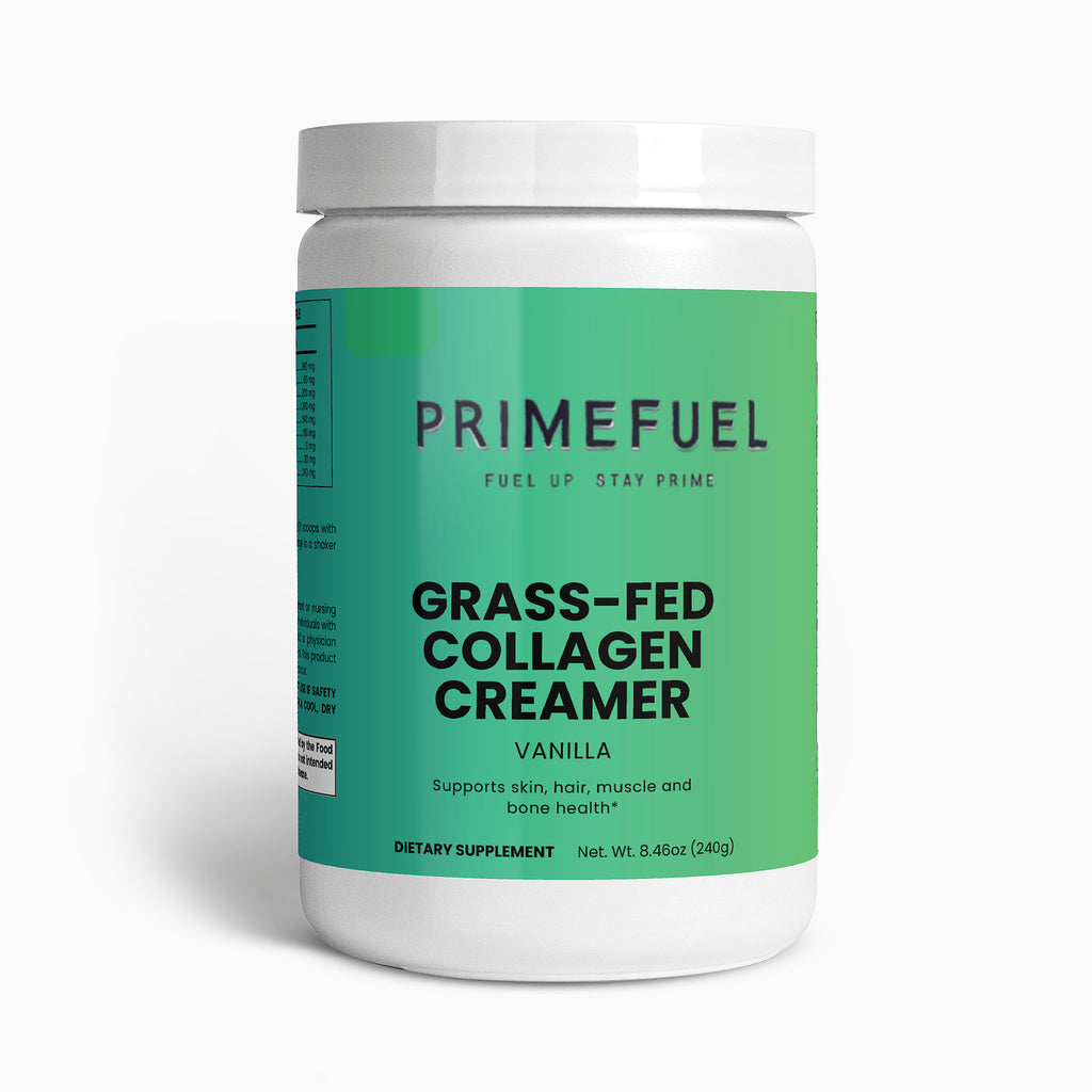 كريمة برايم فيول بالكولاجين من الأبقار التي تتغذى على العشب (فانيليا)