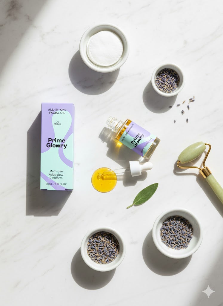 PrimeGlowry All-In-One Facial Oil
