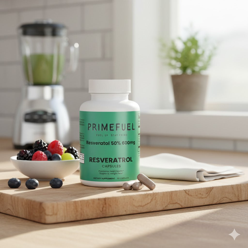 Primefuel Resveratrol 50% 600mg