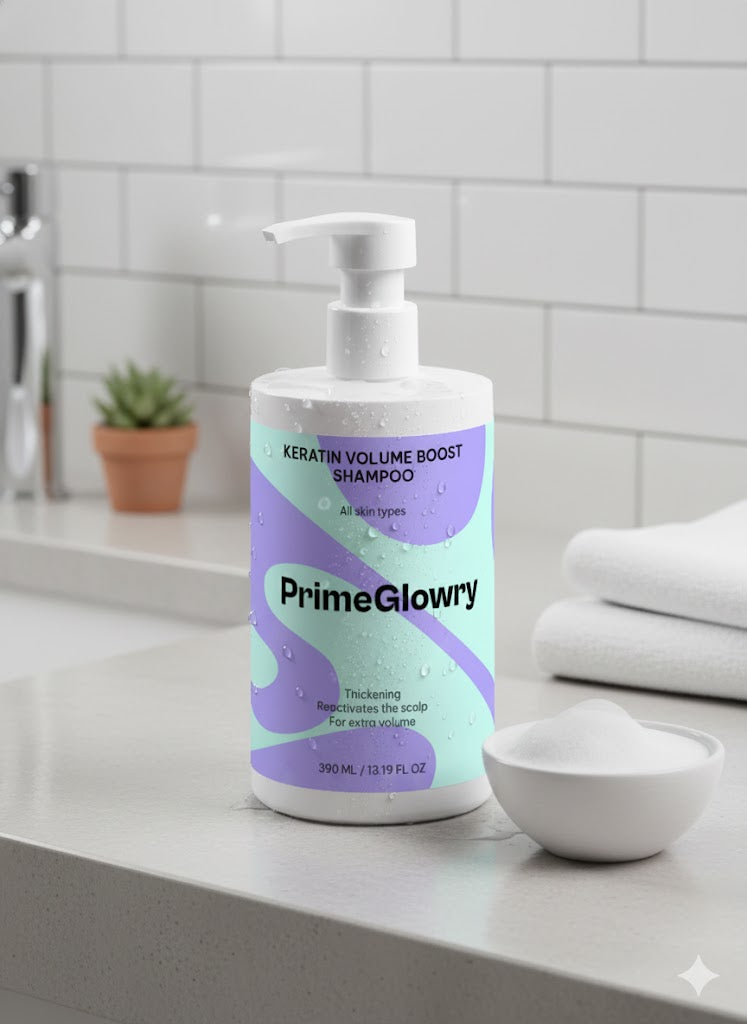 PrimeGlowry Keratin Volume Boost Shampoo