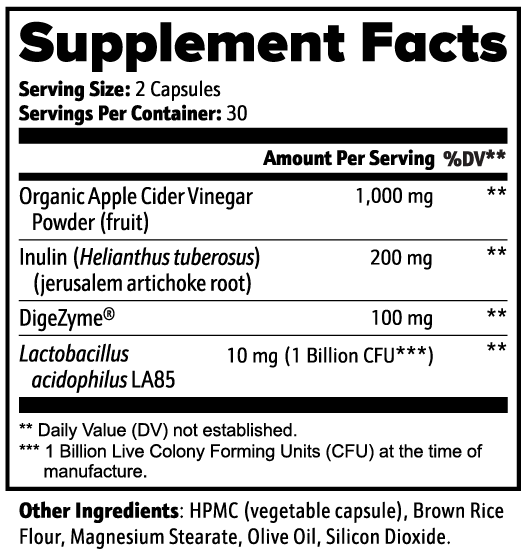 Primefuel Apple Cider Vinegar Capsules