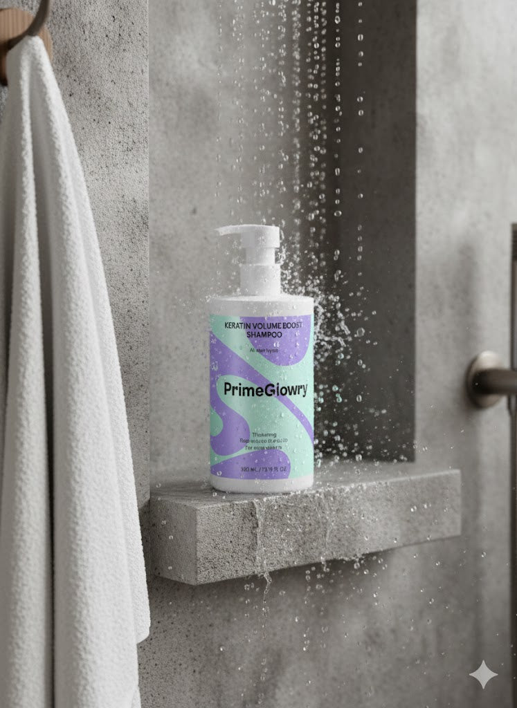 PrimeGlowry Keratin Volume Boost Shampoo