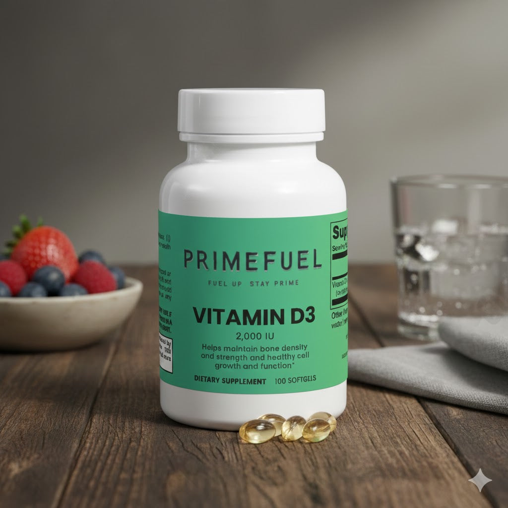 Primefuel Vitamin D3 2,000 IU
