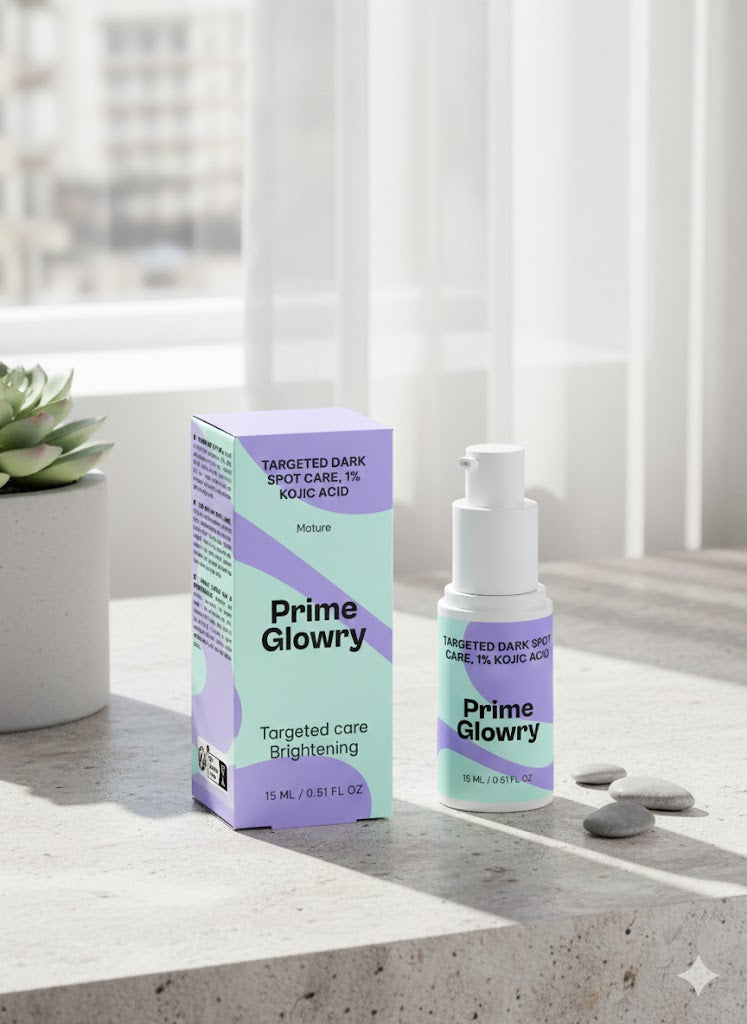 PrimeGlowry Targeted Dark Spot Care, 1% Kojic Acid