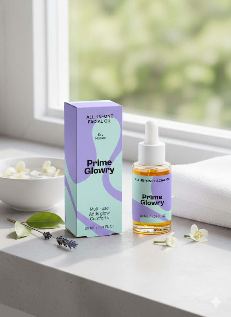 PrimeGlowry All-In-One Facial Oil