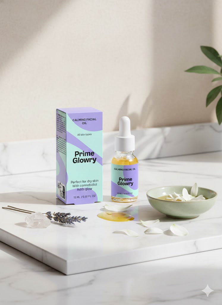 PrimeGlowry Calming Facial Oil