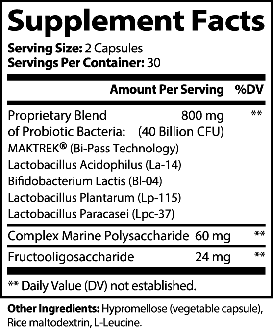 Primefuel Probiotic 40 Billion with Prebiotics