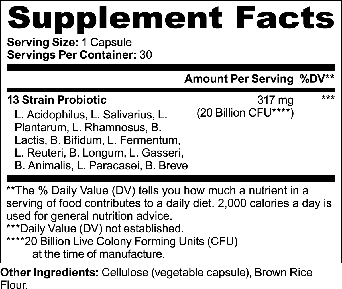 Primefuel Probiotic 20 Billion