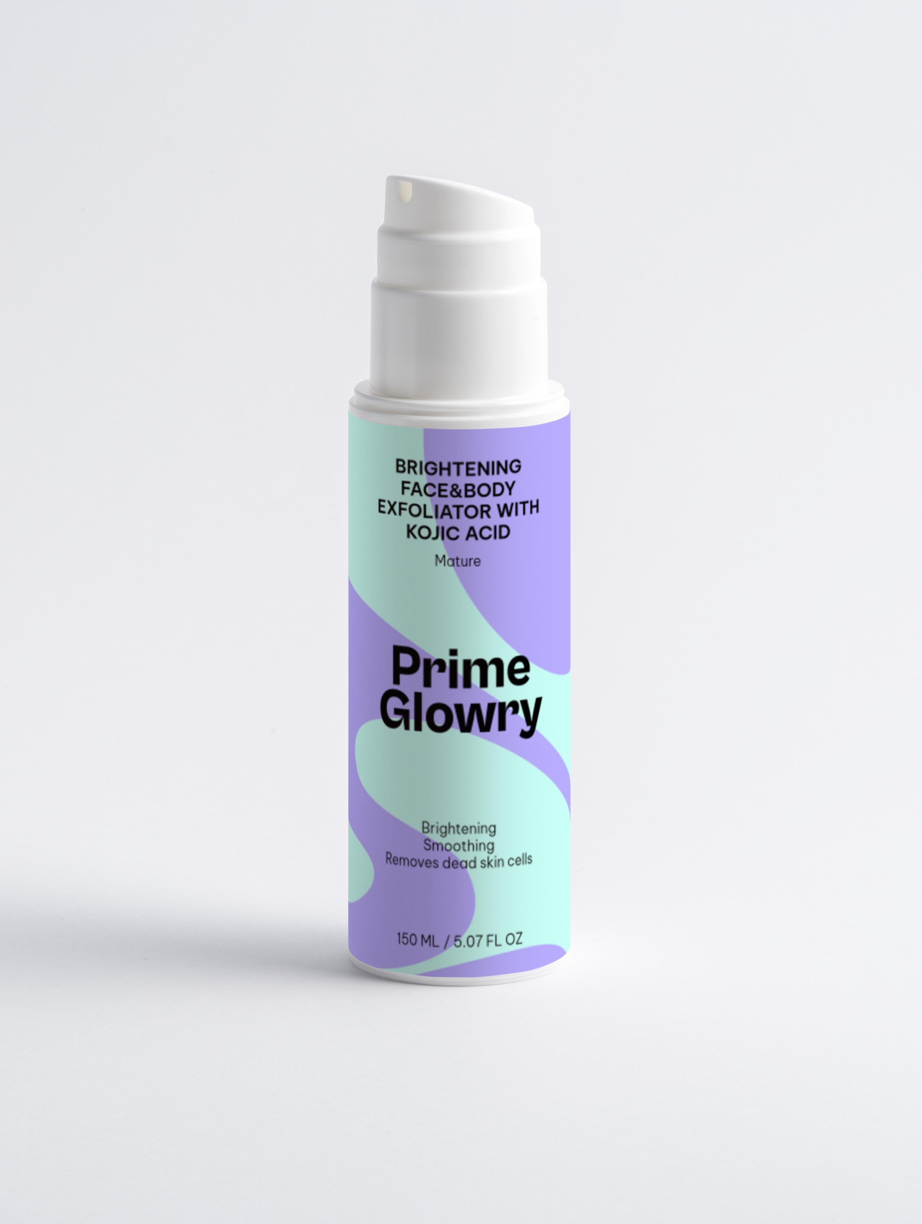 PrimeGlowy Brightening Face&Body Exfoliator with Kojic Acid