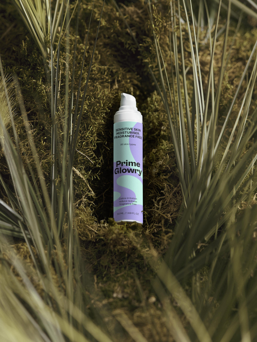 PrimeGlowry Sensitive Skin Moisturiser, Fragrance Free