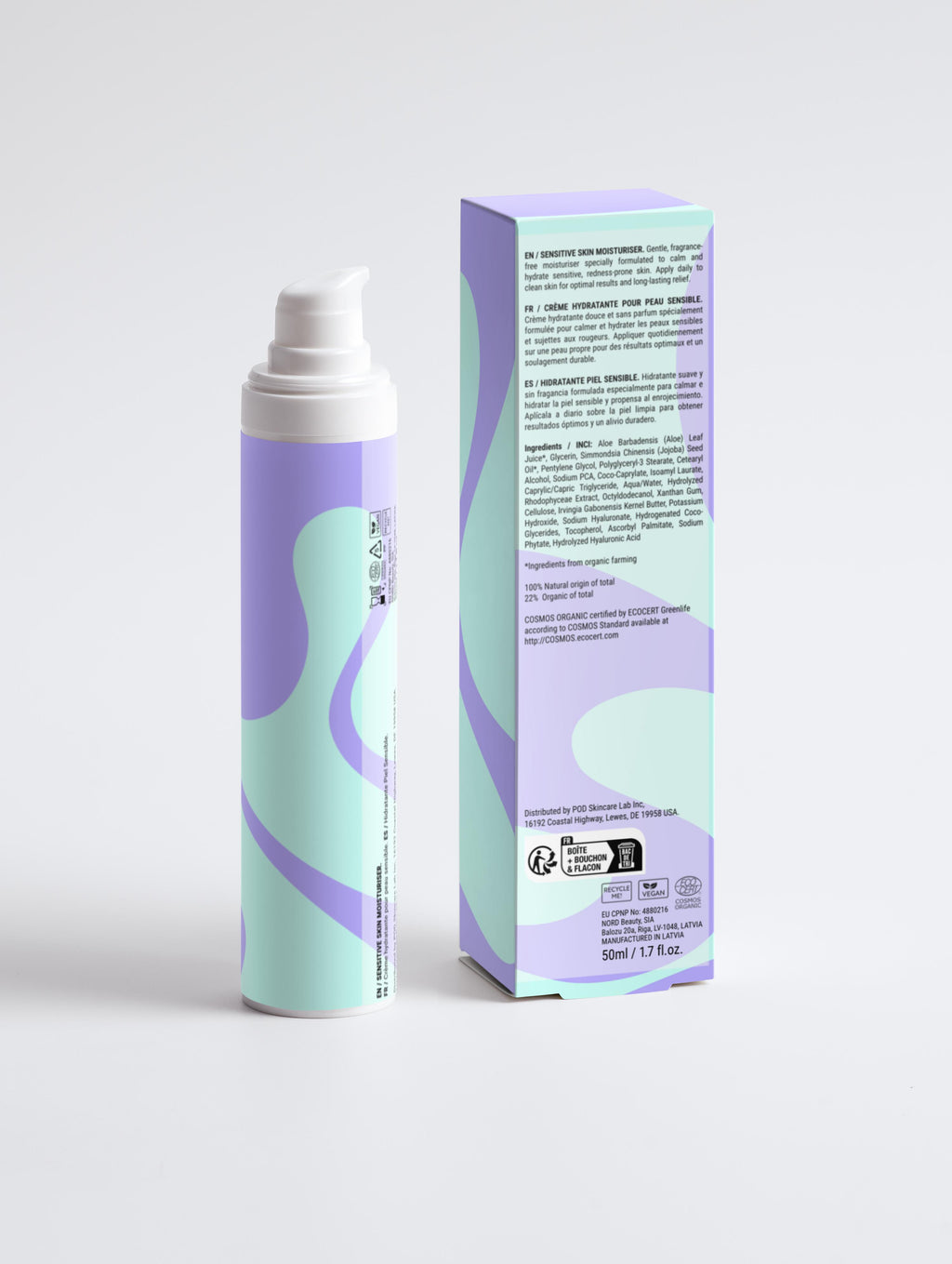 PrimeGlowry Sensitive Skin Moisturiser, Fragrance Free