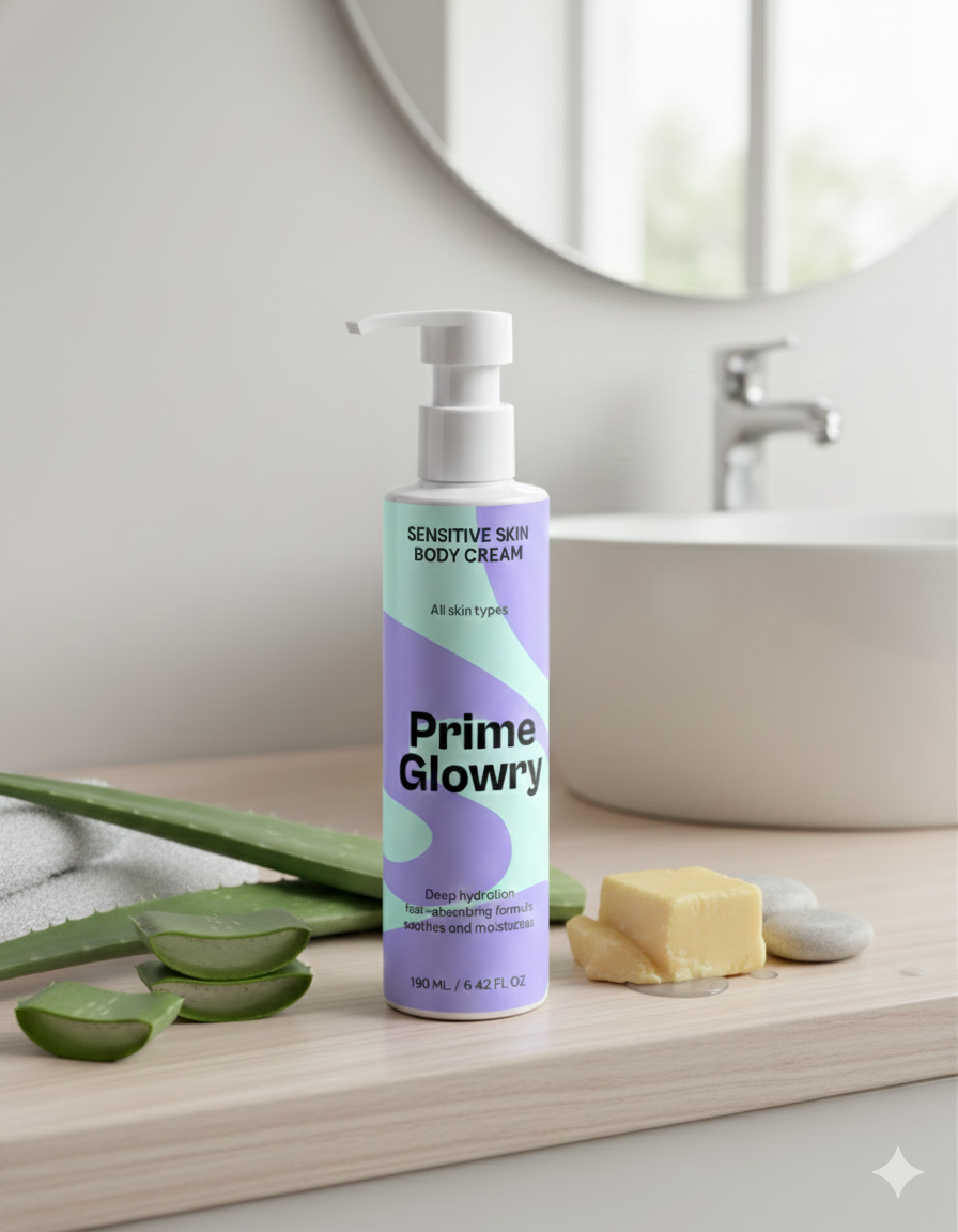 PrimeGlowry Sensitive Skin Body Cream
