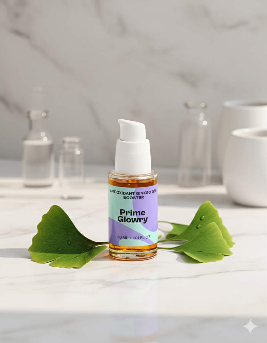 PrimeGlowry Antioxidant Ginkgo Gel Booster