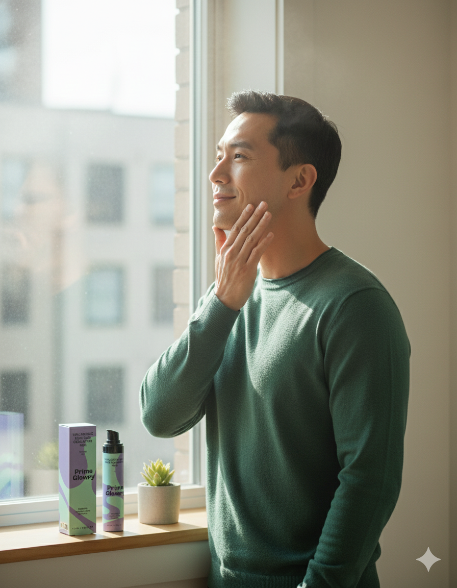 PrimeGlowry Hyaluronic Acid Face Cream for Men