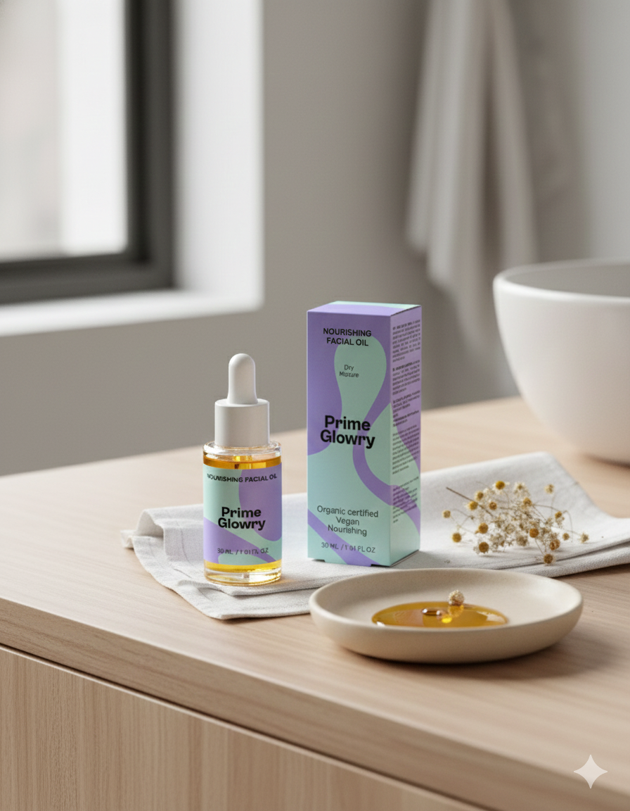 PrimeGlowry Nourishing Facial Oil