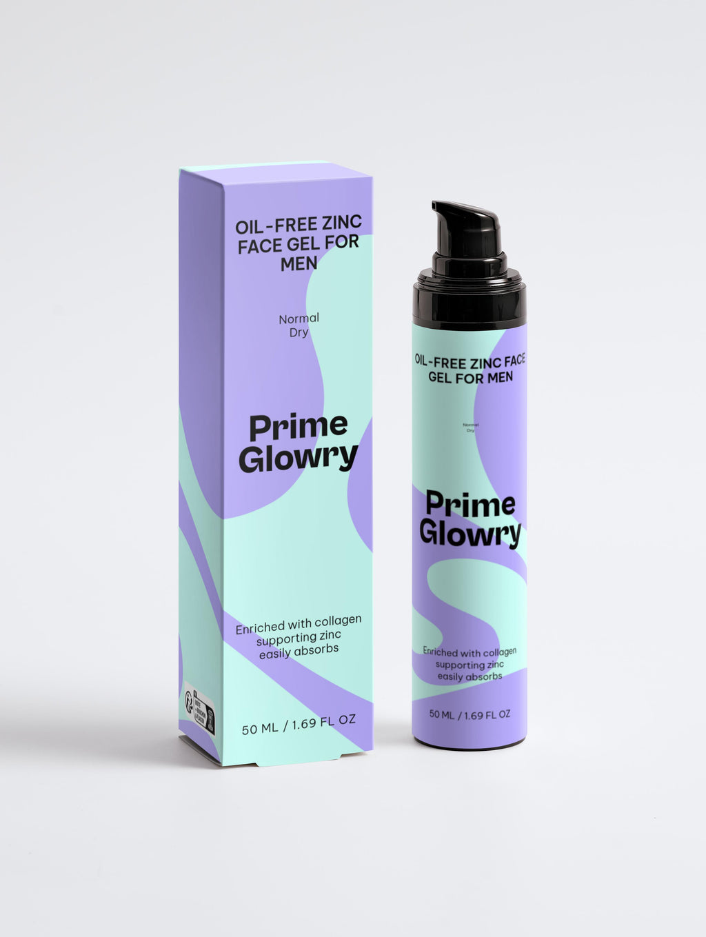 PrimeGlowry Oil-Free Zinc Face Gel for Men