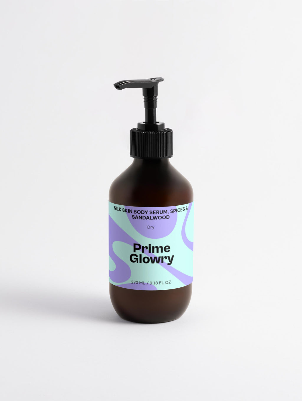 PrimeGlowry Silk Skin Body Serum, Spices & Sandalwood