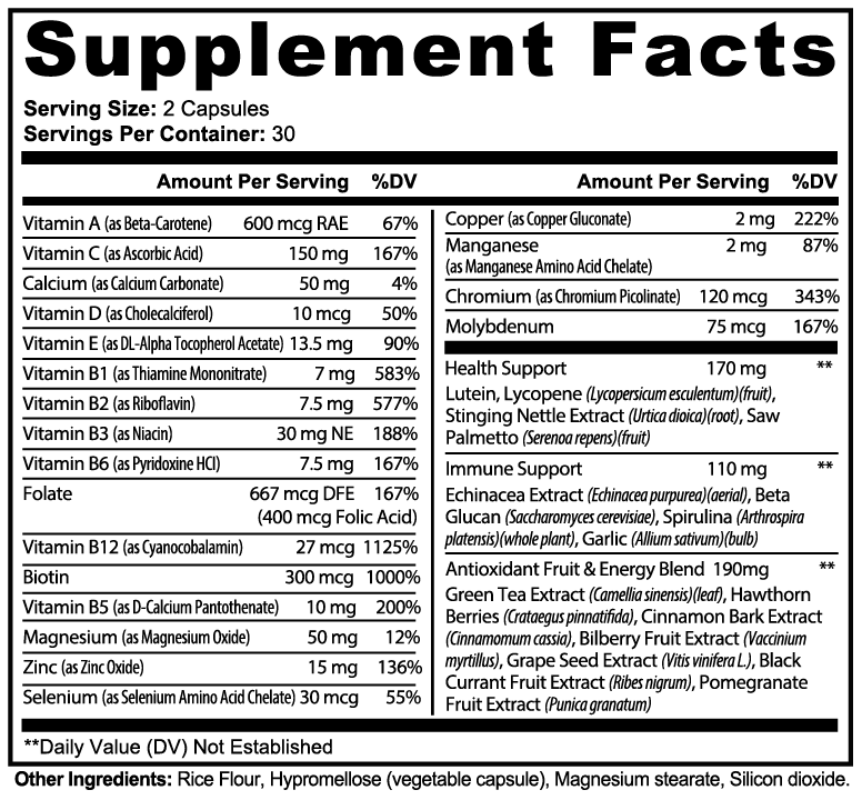 Primefuel Complete Multivitamin