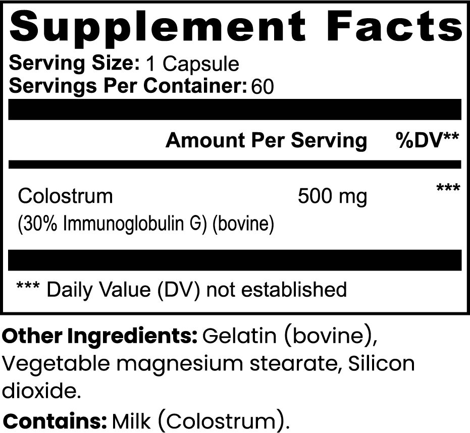 Primefuel Colostrum Capsules