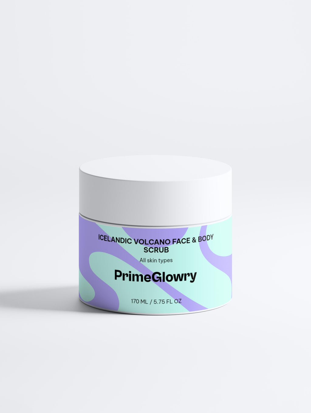 PrimeGlowry Icelandic Volcano Face & Body Scrub