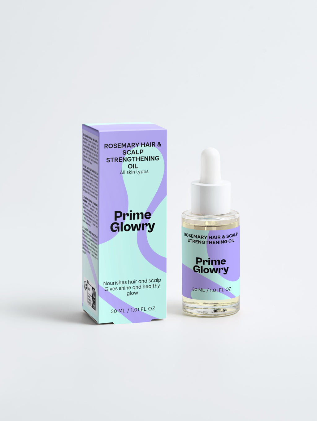 PrimeGlowry Rosemary Hair & Scalp Strengthening Oil